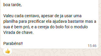 Depoimento de aluno sobre virada de chave