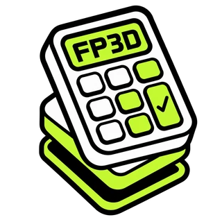 Logo Fórmula da Precificação 3D